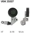 Натяжитель ремня CHEVROLET/OPEL/SAAB Astra/Frontera/Vectra/Zafira/9-3/9-5 &quot;2,0/2,2L &quot;95&gt;&gt; SKF VKM35007 (фото 1)