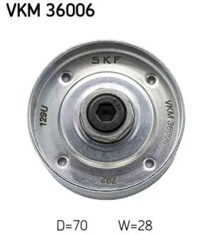 Паразитный/ведущий ролик, поликлиновый ремень SKF VKM36006
