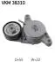 Роликовый модуль натяжителя ремня SKF VKM 38310 (фото 1)