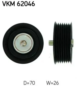 Ролик модуля натяжителя ремня SKF VKM 62046