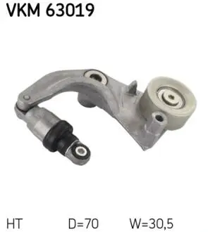 РОЛИК НАТЯЖНЫЙ SKF VKM63019