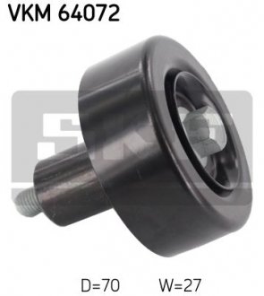 Обводний ролик SKF VKM 64072