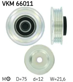 РОЛИК НАТЯЖНЫЙ SKF VKM66011