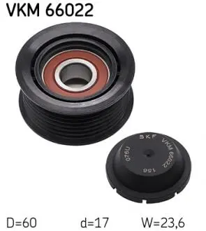 Ролик модуля натяжителя ремня SKF VKM 66022