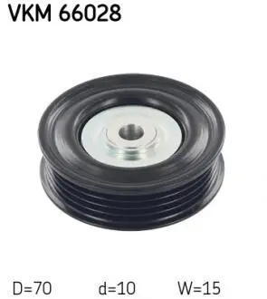 Ролик модуля натягувача ременя SKF VKM 66028