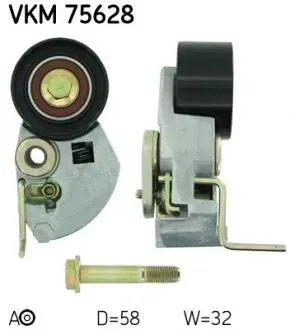 Натяжной ролик, ремень ГРМ SKF VKM75628