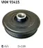 Шкив коленвала Ford Fiesta/Focus/Fusion 1.25-1.6 16V 01-12 SKF VKM93415 (фото 2)