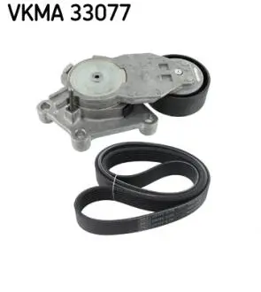 Комплект поликлинових ременів (з роликами) CITROEN C1, MAZDA 5, PEUGEOT 107, 208 II, TOYOTA AYGO 1.4D/1.6D 06.05- SKF VKMA33077