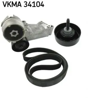 Полікліновий ремінний комплект SKF VKMA34104