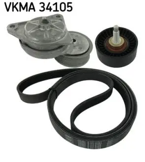 Поликлиновой ременный комплект SKF VKMA34105