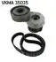 Поликлиновой ременный комплект SKF VKMA35035 (фото 1)