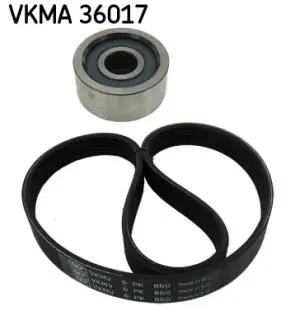 Полікліновий ремінний комплект SKF VKMA36017 (фото 1)