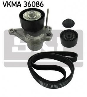 Комплект доріжкового ремня SKF VKMA36086 (фото 1)