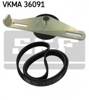 Полікліновий ремінний комплект SKF VKMA36091