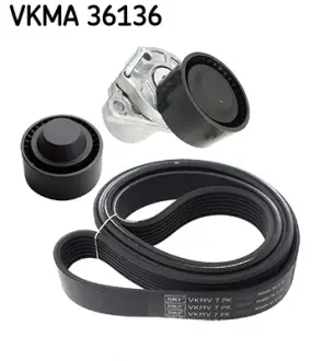 Роликовий модуль натягувача ременя (ролик, ремінь) SKF VKMA 36136