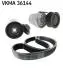 SKF RENAULT Комплект ГРМ ремінь + натяжний ролик+ролик NISSAN QASHQAI I, X-TRAIL RENAULT ESPACE V, FLUENCE, GRAND SCENIC III, GRAND SCENIC IV, KADJAR, MEGANE CC, MEGANE III, SCENIC III 1.6/1.6D 04.11- VKMA 36144