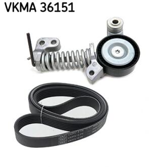 К-т,поліклиновий пас+натягувач SKF VKMA 36151