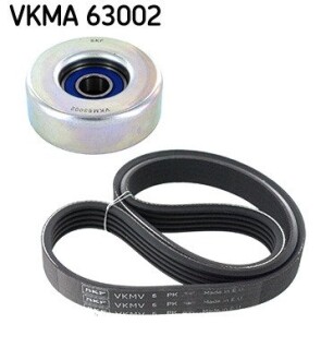 Роликовый модуль натяжителя ремня (ролик, ремень) SKF VKMA 63002