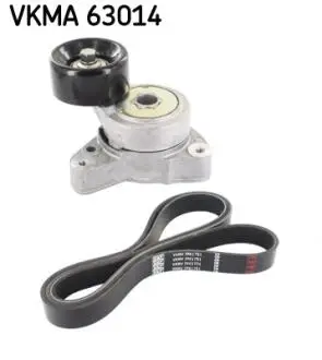 Комплект поликлинових ременів (з роликами) HONDA ACCORD VII, CR-V III, ELEMENT 2.4 07.02- SKF VKMA63014 (фото 1)