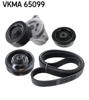 Комплект поликлинових ременів (з роликами) HYUNDAI ACCENT II, GETZ, MATRIX 1.5D 10.01-08.10 SKF VKMA65099