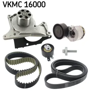 Роликовий модуль натягувача ременя (ролик, ремінь, помпа) SKF VKMC 16000