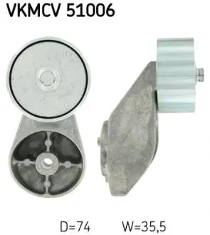 РОЛИК НАТЯЖНЫЙ SKF VKMCV51006