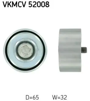 Паразитний / ведучий ролик, поліклиновий ремінь SKF VKMCV 52008