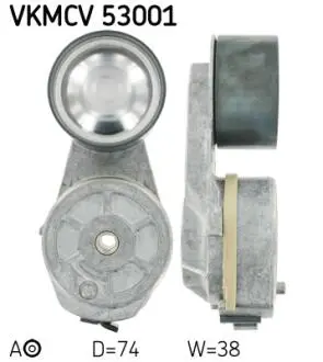 Ролик с натяжителем APV1054 D=74, W=38 SKF VKMCV 53001