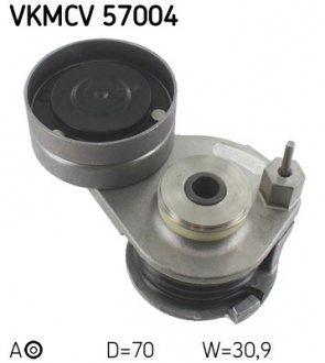 Натяжной ролик, поликлиновый ремень SKF VKMCV 57004 (фото 1)
