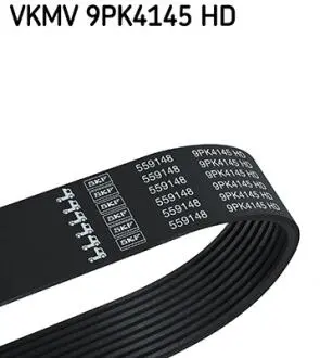 Поліклиновий ремінь (9PK4145) MERCEDES O 304, O 340, O 403, O 404, TOURISMO (O 350) OM401.970-OM446.938 01.90- SKF VKMV9PK4145HD