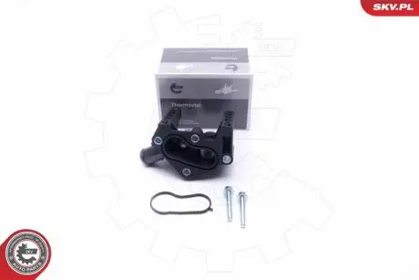 Корпус термостата Ford Fiesta/Focus II/III/Mondeo 1.2-1.6Ti 99- (+ датчик) SKV GERMANY 20SKV157