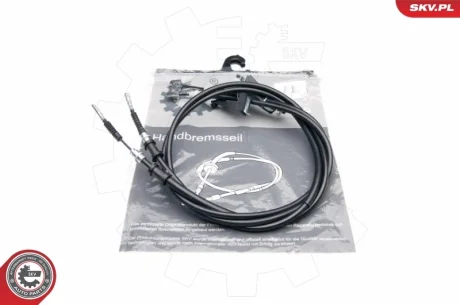 Фото 1 - кабель ручного гальма задній середній FORD Focus SKV GERMANY 25SKV168 Кабель ручного гальма задній середній FORD Focus SKV GERMANY 25SKV168 (фото 1)