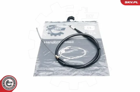 Фото 1 - кабель ручного гальма задній правий PEUGEOT 306 SKV GERMANY 25SKV214 Кабель ручного гальма задній правий PEUGEOT 306 SKV GERMANY 25SKV214 (фото 1)