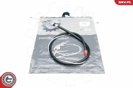 Фото 1 - кабель ручного гальма задній лівий/правий PEUGEOT 207 SKV GERMANY 25SKV246 Кабель ручного гальма задній лівий/правий PEUGEOT 207 SKV GERMANY 25SKV246 (фото 1)