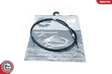 Фото 1 - кабель ручного гальма задній лівий/правий VW Golf II Jetta II SKV GERMANY 25SKV606 Кабель ручного гальма задній лівий/правий VW Golf II Jetta II SKV GERMANY 25SKV606 (фото 1)