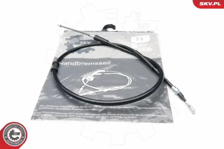 Фото 1 - кабель ручного гальма задній лівий/правий AUDI 80 SKV GERMANY 25SKV706 Кабель ручного гальма задній лівий/правий AUDI 80 SKV GERMANY 25SKV706 (фото 1)