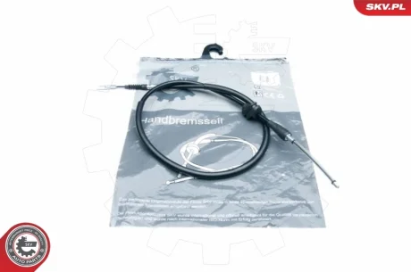 Фото 1 - кабель ручного гальма задній лівий AUDI 80 SKV GERMANY 25SKV753 Кабель ручного гальма задній лівий AUDI 80 SKV GERMANY 25SKV753 (фото 1)