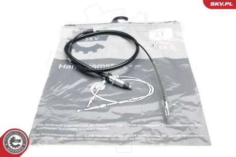 Кабель ручного гальма заднє ліве OPEL Corsa B Tigra SKV GERMANY 25SKV983