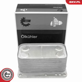 Масляний радіатор для мастила двигуна NISSAN Primastar Qashqai X-trail II OPEL Vivaro RENAULT Vel satis Trafic II Scenic III SKV GERMANY 31SKV343