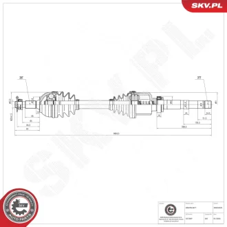 Фото 1 - автозапчасть SKV GERMANY 40SKV025 Автозапчасть SKV GERMANY 40SKV025 (фото 1)