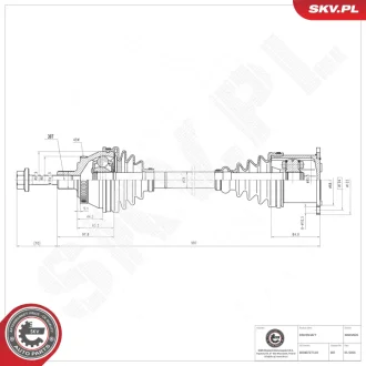 Фото 1 - автозапчасть SKV GERMANY 40SKV026 Автозапчасть SKV GERMANY 40SKV026 (фото 1)