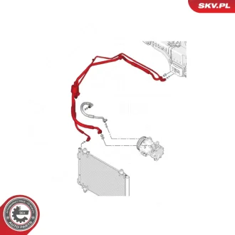 Трубка кондиціонера SKV GERMANY 43SKV593