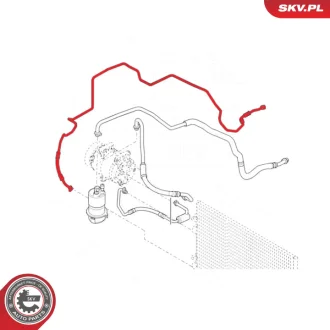 Трубка кондиціонера SKV GERMANY 54SKV686