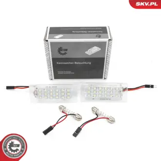 Підсвітка номерного знаку BMW X3 X5, 51137062293, komplet SKV GERMANY 72SKV516