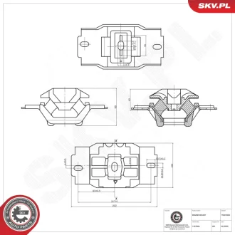Фото 1 - підвіска двигуна FORD Fiesta Fiesta V Fusion MAZDA 2 SKV GERMANY 75SKV062 Підвіска двигуна FORD Fiesta Fiesta V Fusion MAZDA 2 SKV GERMANY 75SKV062 (фото 1)