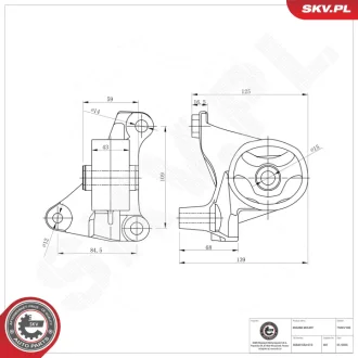 Фото 1 - підвіска двигуна HONDA Civic VI VII SKV GERMANY 75SKV100 Підвіска двигуна HONDA Civic VI VII SKV GERMANY 75SKV100 (фото 1)