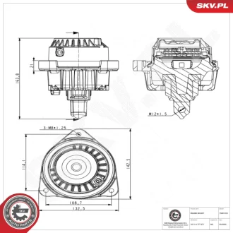 Підвіска двигуна BMW 5 6 7 SKV GERMANY 75SKV131
