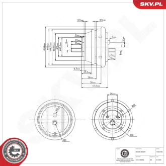 Фото 1 - підвіска двигуна BMW 5 Z1 SKV GERMANY 75SKV188 Підвіска двигуна BMW 5 Z1 SKV GERMANY 75SKV188 (фото 1)
