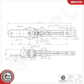 Підвіска двигуна AUDI TT VW CC Passat SKV GERMANY 75SKV205