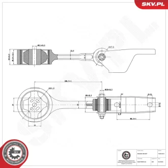Фото 1 - підвіска двигуна SEAT Ibiza III SKODA Fabia I VW Polo Polo IV SKV GERMANY 75SKV227 Підвіска двигуна SEAT Ibiza III SKODA Fabia I VW Polo Polo IV SKV GERMANY 75SKV227 (фото 1)